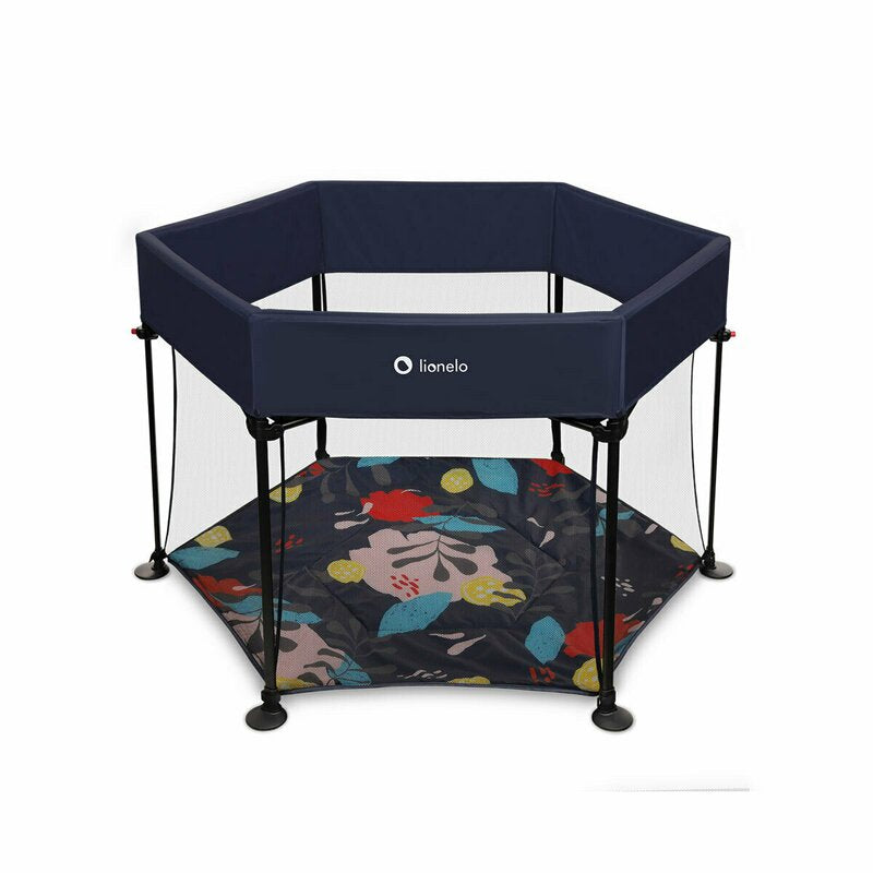 Tarc de joaca, Lionelo, Roel, Pliere ultra-compacta, Conform cu standardul europeane de securitate EN12227, Blue Navy