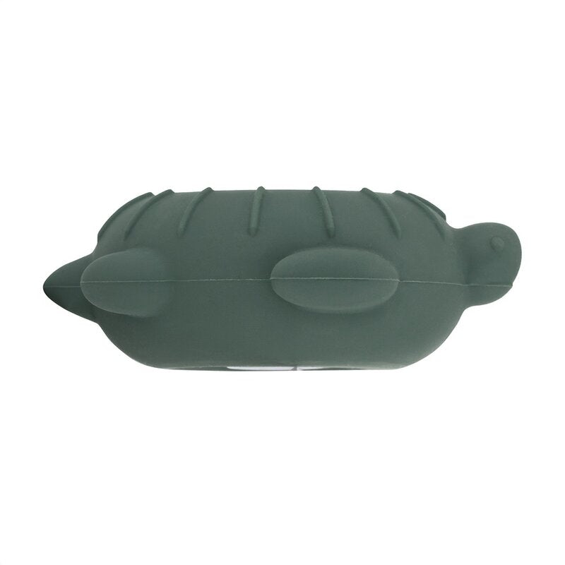 Temometru digital, Petite&Mars, Broscuta Terry, Multifunctional, Ecran usor de citit, Valoare precisa, Silicon Sigur, Avertizare temperatura, 0 luni+, Verde