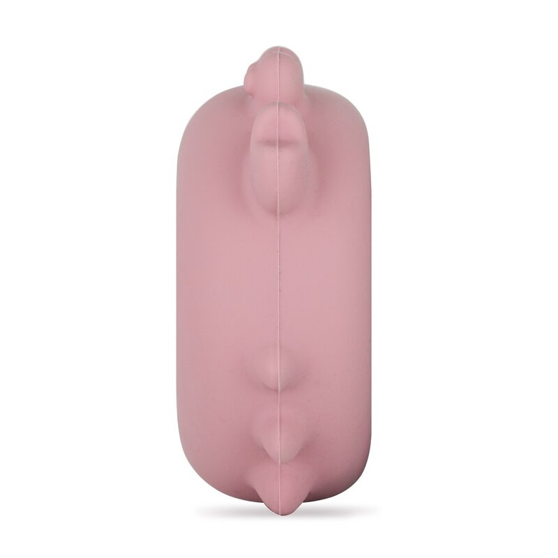 Temometru digital, Petite&Mars, Crabul Caleb, Multifunctional, Ecran usor de citit, Valoare precisa, Silicon Sigur, Avertizare temperatura, 0 luni+, Roz