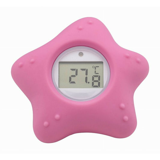 Termometru digital, FreeON, Starfish, Multifunctional, Ecran usor de citit, BPA Free, 0 luni+, Pink