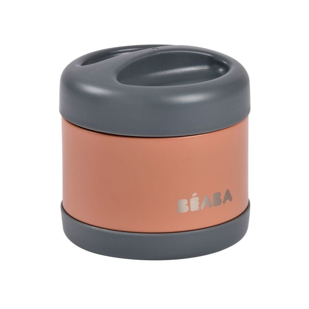 Termos alimente Beaba Thermo-Portion 500 ml Mineral Grey/Terracotta - detaliu