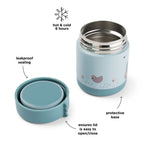 Termos alimente Done by Deer 300 ml Tiny Farm Blue, imagine 3