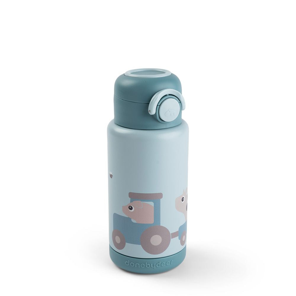 Termos Done by Deer Tiny Farm Blue 340ml