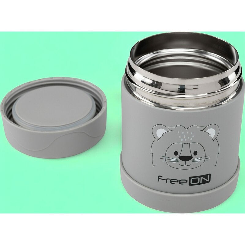 Termos alimente FreeON Grey Lion, gri – fotografia 3 a produsului