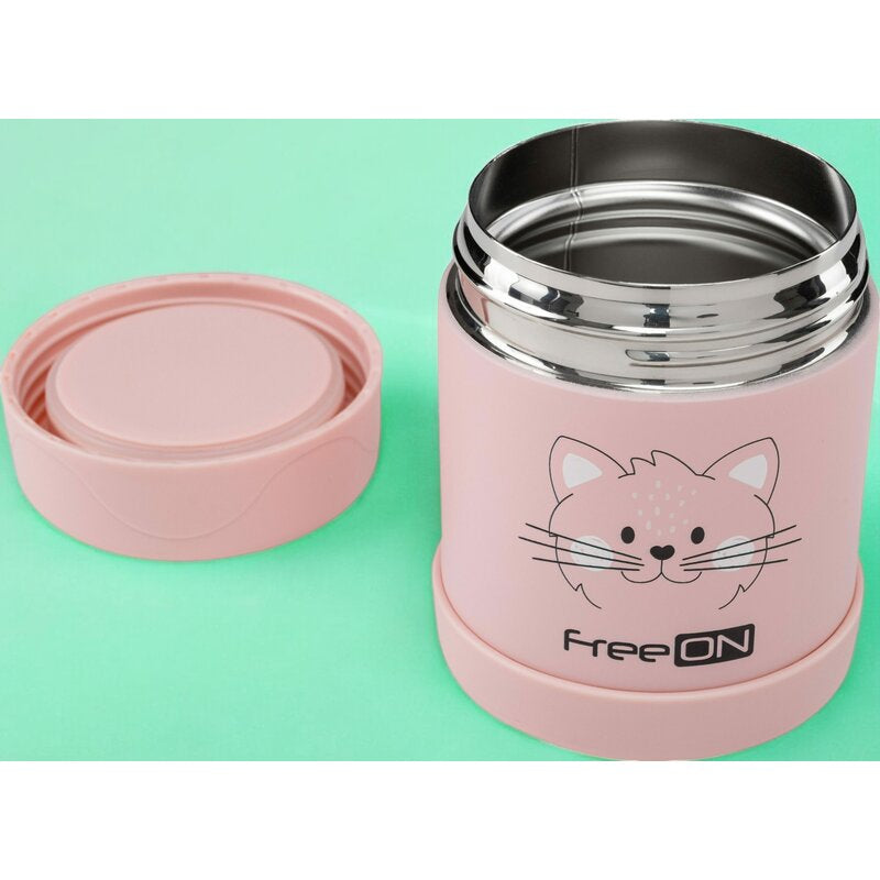 Termos alimente FreeON Pink Kitty, roz – a doua imagine a produsului