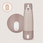 Termos inteligent cu incalzire Lionelo ThermUp Bottle 350 ml, Roz nude