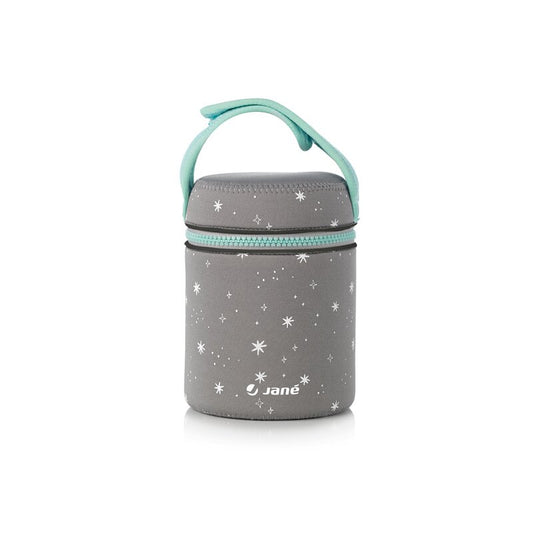 Termos mancare solida bebelusi, Jane, Din otel inoxidabil, 550 ml, Fara BPA, Cu gentuta din izopren, Mint