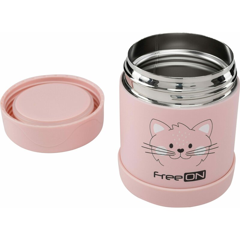 Termos alimente FreeON Pink Kitty, roz – fotografia 5 a produsului