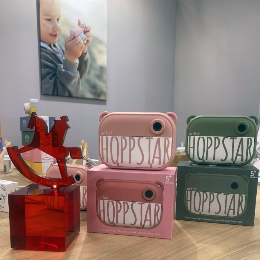 Aparat foto digital pentru copii cu functie de printare instant- Hoppstar Artist