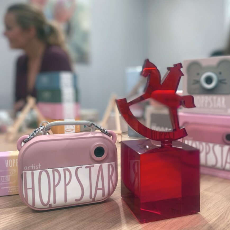 Aparat foto digital pentru copii cu functie de printare instant- Hoppstar Artist