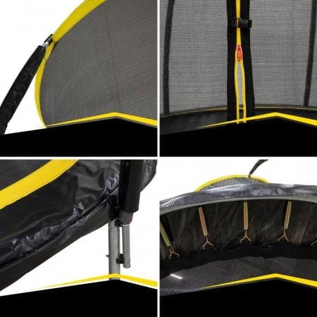 Trambulină cu plasă de siguranță Dunlop