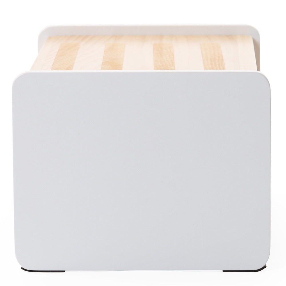 Treapta inaltator Childhome 35x23x18 cm Lemn Natural Alb