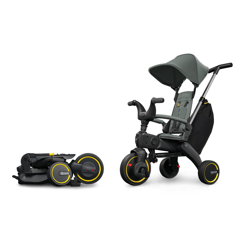 Tricicleta Pliabila Doona Liki Trike S3 Slate Green UPF 50+
