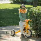 Tricicleta, Petite&Mars, Turbo, 5 in 1, Multifunctionala, Vehicul de impins, Bicicleta cu/fara pedale, Cu maner de ghidaj, Detasabil, Roti din cauciuc, Pana la 25 kg, 1.5-5 ani, Albastru