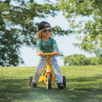 Tricicleta, Petite&Mars, Turbo, 5 in 1, Multifunctionala, Vehicul de impins, Bicicleta cu/fara pedale, Cu maner de ghidaj, Detasabil, Roti din cauciuc, Pana la 25 kg, 1.5-5 ani, Bej