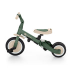 Tricicleta, Petite&Mars, Turbo, 5 in 1, Multifunctionala, Vehicul de impins, Bicicleta cu/fara pedale, Cu maner de ghidaj, Detasabil, Roti din cauciuc, Pana la 25 kg, 1.5-5 ani, Verde