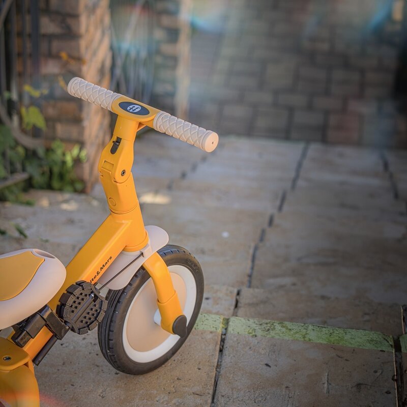 Tricicleta, Petite&Mars, Turbo, Editie limitata, 5 in 1, Multifunctionala, Vehicul de impins, Bicicleta cu/fara pedale, Cu maner de ghidaj, Detasabil, Roti din cauciuc, Pana la 25 kg, 1.5-5 ani, City Beat
