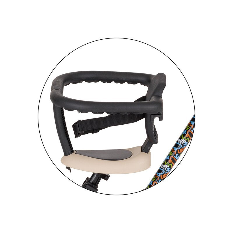 Tricicleta, Petite&Mars, Turbo, Editie limitata, 5 in 1, Multifunctionala, Vehicul de impins, Bicicleta cu/fara pedale, Cu maner de ghidaj, Detasabil, Roti din cauciuc, Pana la 25 kg, 1.5-5 ani, City Beat