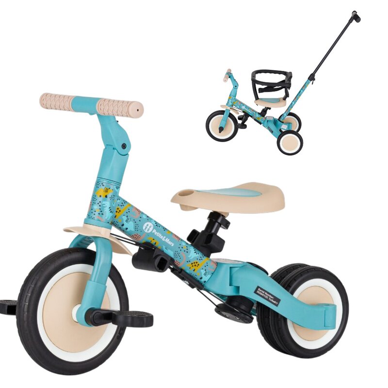 Tricicleta Petite&Mars Turbo Editie Limitata 5 in 1 Multifunctionala 1.5-5 Ani
