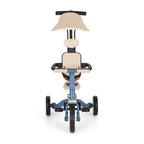 Tricicleta, Petite&Mars, Turbo Plus, 5 in 1, Multifunctionala, Vehicul de impins, Bicicleta cu/fara pedale, Cu maner de ghidaj, Detasabil, Roti din cauciuc, Capotina pentru soare, Pana la 25 kg, 1.5-5 ani, Albastru