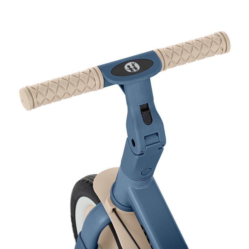 Tricicleta, Petite&Mars, Turbo Plus, 5 in 1, Multifunctionala, Vehicul de impins, Bicicleta cu/fara pedale, Cu maner de ghidaj, Detasabil, Roti din cauciuc, Capotina pentru soare, Pana la 25 kg, 1.5-5 ani, Albastru
