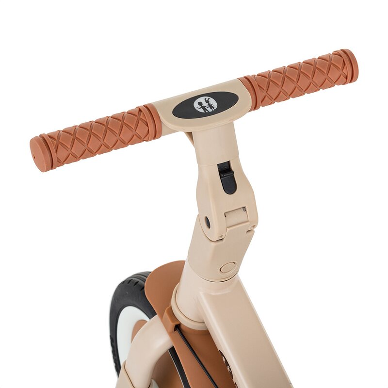 Tricicleta, Petite&Mars, Turbo Plus, 5 in 1, Multifunctionala, Vehicul de impins, Bicicleta cu/fara pedale, Cu maner de ghidaj, Detasabil, Roti din cauciuc, Capotina pentru soare, Pana la 25 kg, 1.5-5 ani, Bej