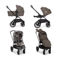 Set cărucior 2 în 1 Nuna TRIV lx Chestnut cu accesorii pentru toate anotimpurile