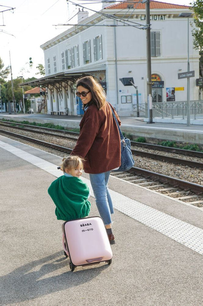 Troler copii cu sezut Beaba Luggage Eazy Sorbet