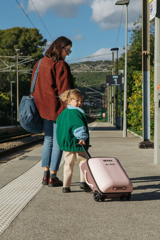 Troler copii cu sezut Beaba Luggage Eazy Sorbet