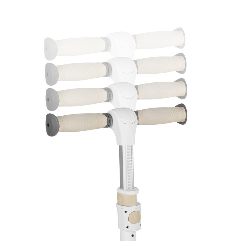 Trotineta, Lionelo, Franky, Multifunctionala, Pliabila, Pana la 50 kg, Bicicleta cu 3 roti si trotineta de echilibru, Ghidon reglabil, Sezut detasabil, Roti cu LED, Conform cu EN71, EN62115, 12 luni+, Bej