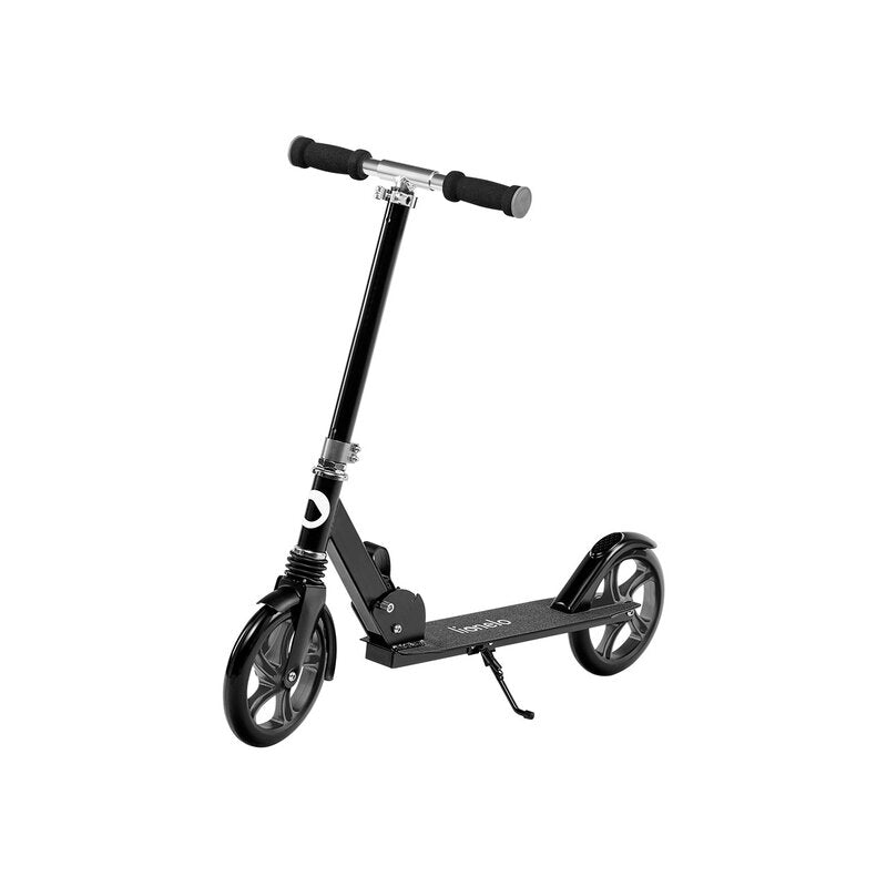 Trotineta, Lionelo, Luca, Copii/Adulti, Ultrapliabila, Pana la 100 Kg, Conform cu standardul european de securitate EN14619, Negru