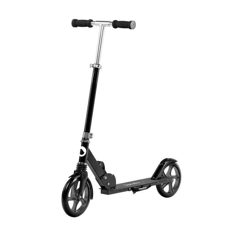 Trotinetă Lionelo Luca Grafit/Negru – trotineta din alt unghi