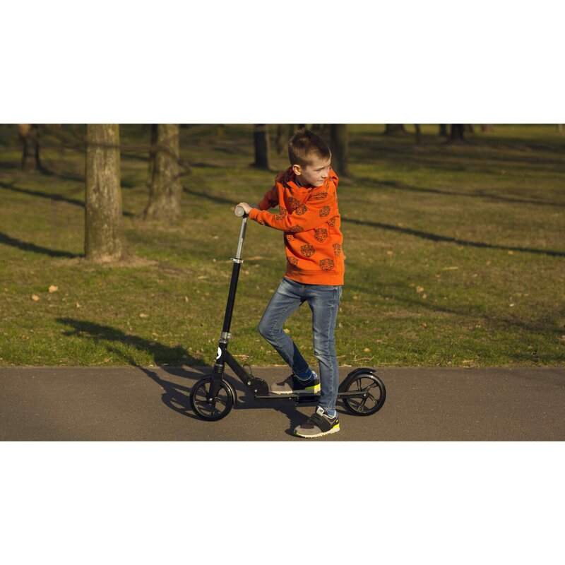 Trotineta, Lionelo, Luca, Pentru copii sau adulti, Ultrapliabila, Pana la 100 Kg, Conform cu standardul european de securitate EN14619, Roz