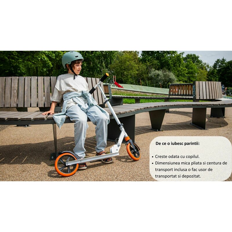 Trotineta, Lionelo, Luca, Pentru copii sau adulti, Ultrapliabila, Pana la 100 Kg, Conform cu standardul european de securitate EN14619, Roz