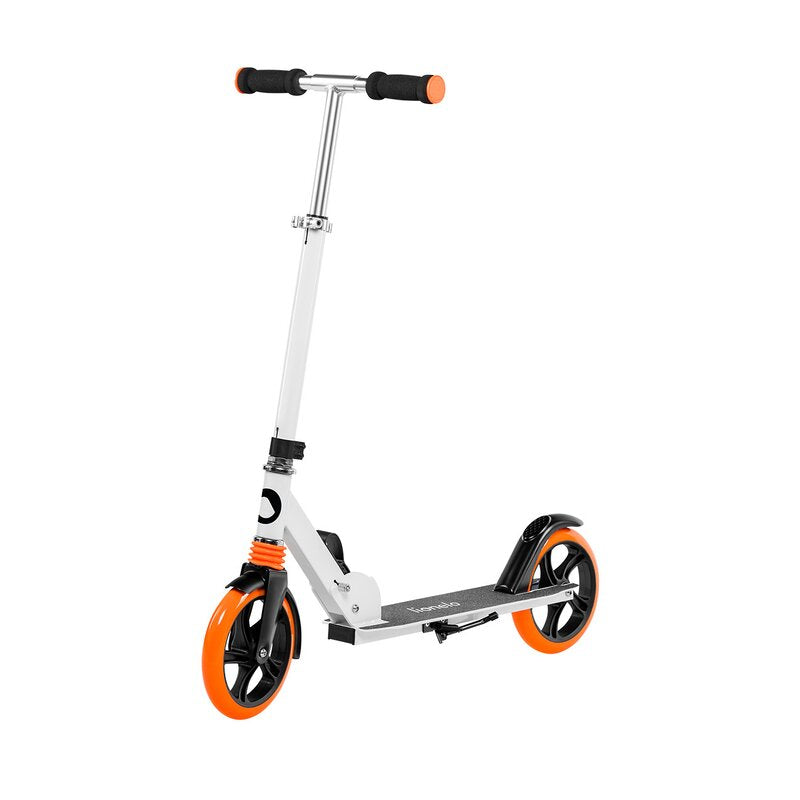 Trotineta, Lionelo, Luca, Pentru copii sau adulti, Ultrapliabila, Pana la 100 Kg, Conform cu standardul european de securitate EN14619, Portocaliu