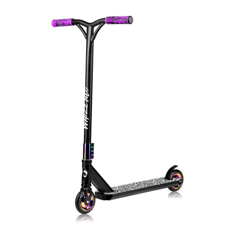 Trotineta, Lionelo, Whizz, Pentru Acrobatii, Rulmenti ABEC-9, Sistemul de compresie IHC 9, 20 - 100 kg, Conform cu standardul european de securitate EN14619, Multicolor