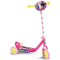 Trotineta, Stamp, Minnie Mouse, Cu 3 roti, Pana la 20 kg, Cu platforma antiderapanta, Cadru din otel, Roti din PVC, Ghidon reglabil, 2-4 ani, Pink