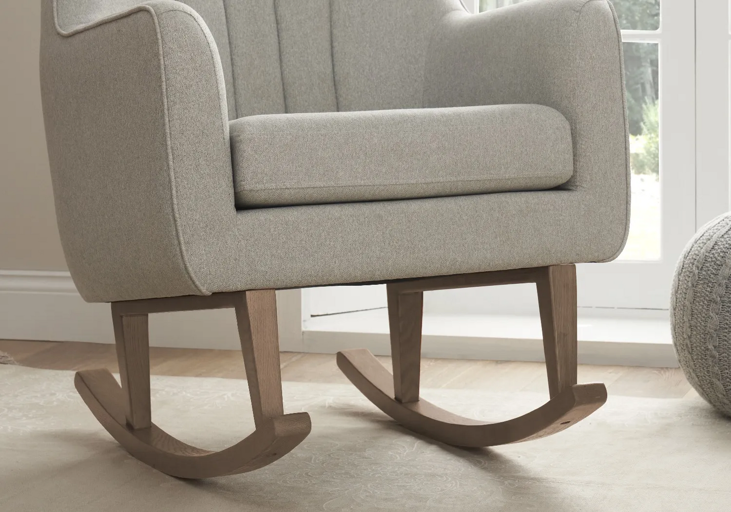 Tutti Bambini - Fotoliu pentru alaptat 2 in 1 Noah - Pebble