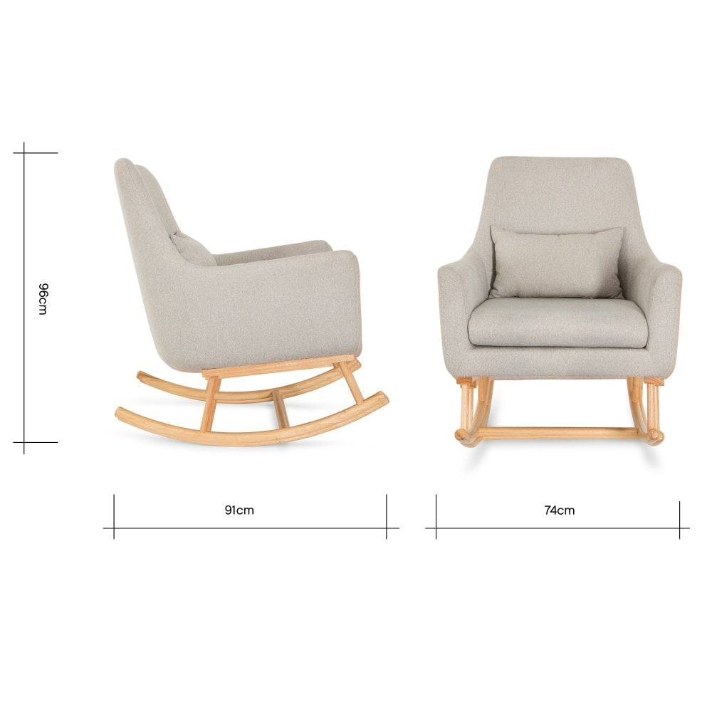 Tutti Bambini - Fotoliu pentru alaptat Oscar - Pebble Grey