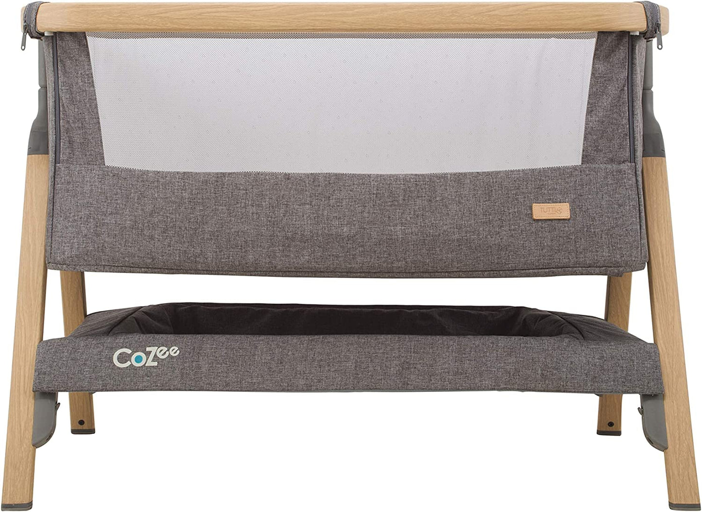 Tutti Bambini – Patut 2 in 1 co-sleeper CoZee Oak & Charcoal