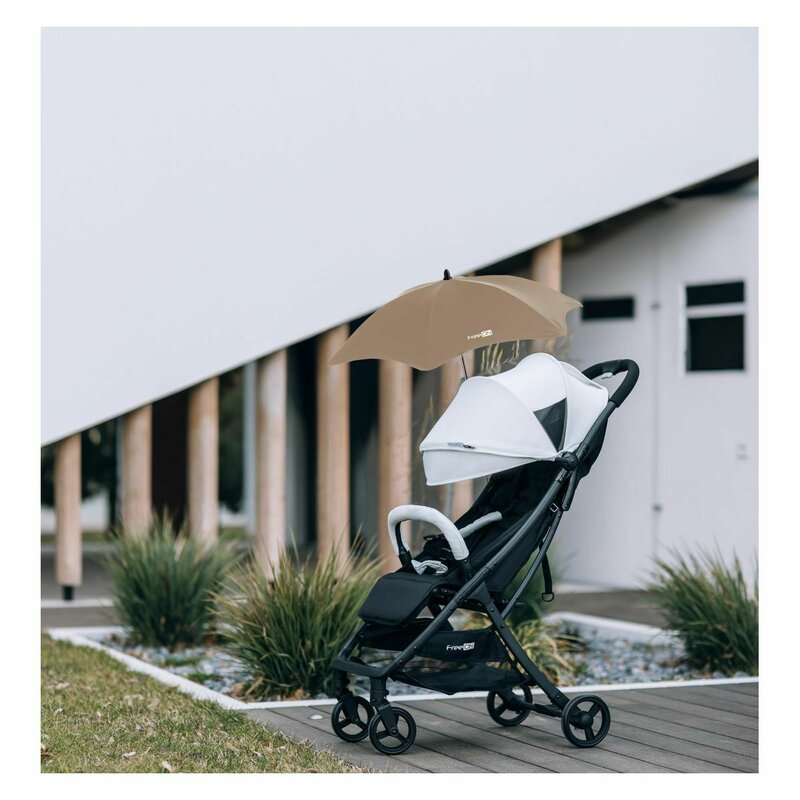 Umbrelă universală FreeON pentru cărucior, maro – fotografia 7 a produsului