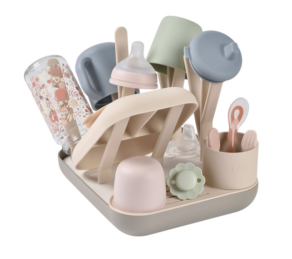 Uscator Biberoane Beaba Forest Clay Modular Capacitate Mare