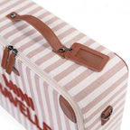 Valiza pentru copii Childhome Mini Traveller Nude Alb
