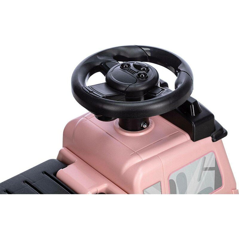 Vehicul ride-on, Free2Move, Ambulanta, Cu lumini si sunete, Cu spatiu de depozitare, 19-36 luni, Roz