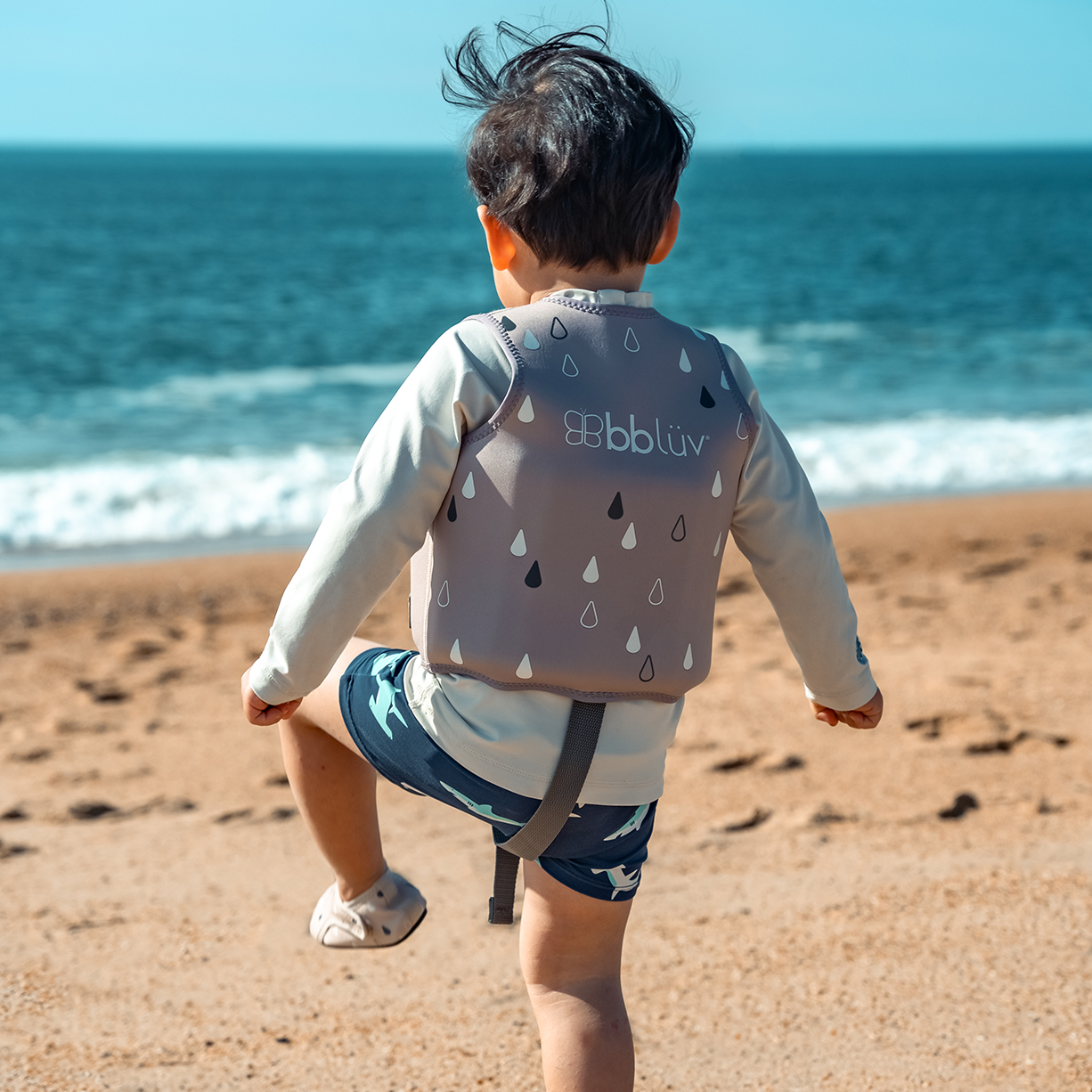 Vesta de inot evolutiva 18,  36 luni bblÃ¼v Naj 2.0 Sand