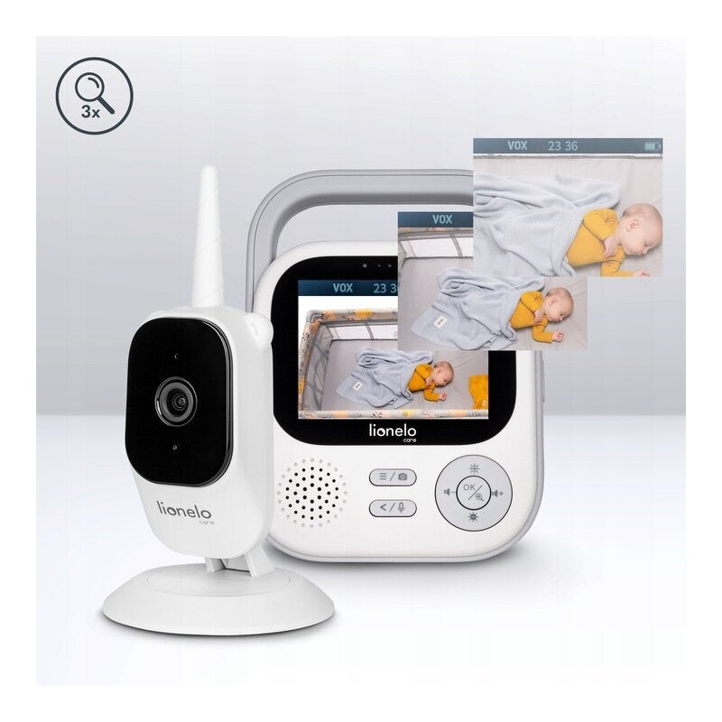 Video monitor Lionelo Babyline 3.2 Full HD Alb, imagine 3