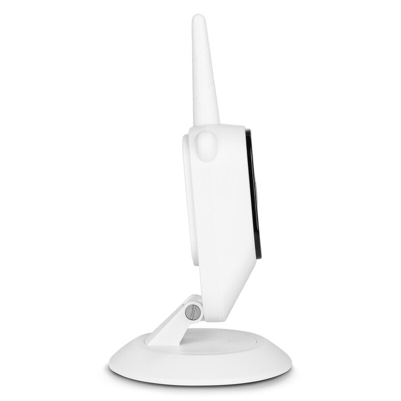 Video monitor, Lionelo, Babyline 3.2, Full HD, Comunicare bidirectionala, 2.8 inch, Cu sunete si mod de noapte, Cu 5 niveluri de detectare a sunetului, Alb