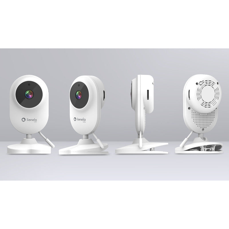 Video monitor, Lionelo, Babyline 6.2, Conexiune Wi-Fi, Pana la 8h de functionare, Comunicare bidirectionala, Senzor de temperatura, Alb