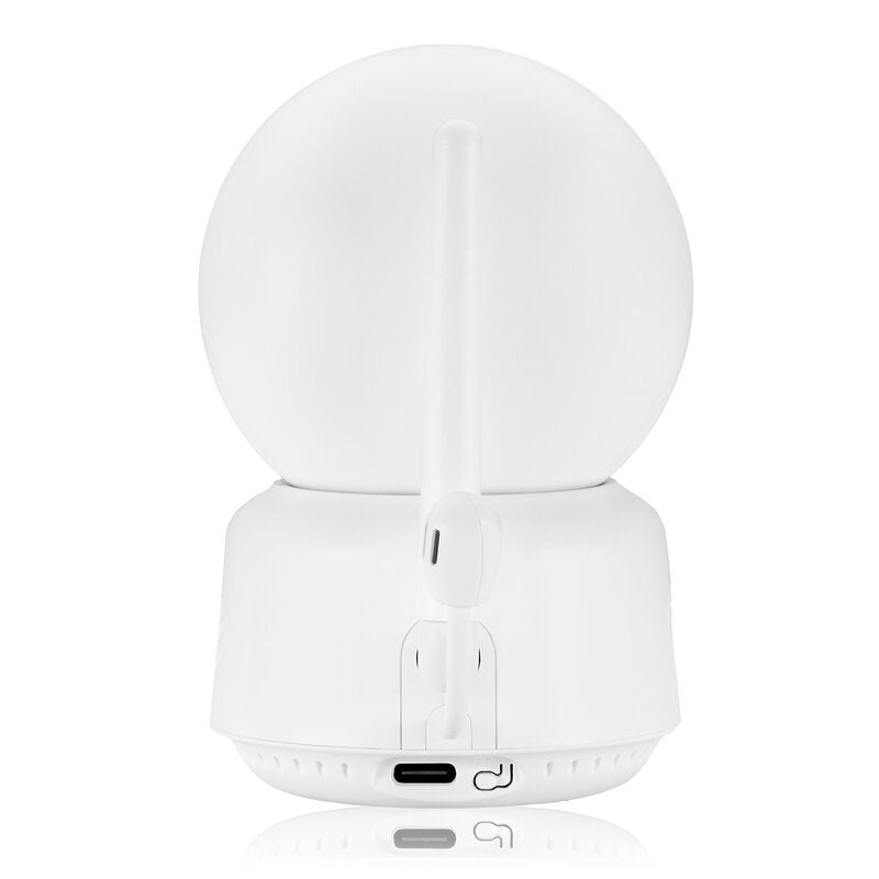 Video monitor, Lionelo, Babyline 9.1, Conexiune prin aplicatia Lionelo Smart, Pana la 8h de functionare, Comunicare bidirectionala, Cu senzor de miscare si sunete, Alb