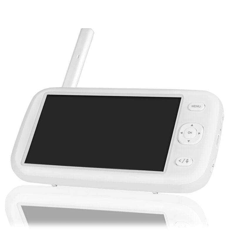 Video monitor, Lionelo, Babyline 9.1, Conexiune prin aplicatia Lionelo Smart, Pana la 8h de functionare, Comunicare bidirectionala, Cu senzor de miscare si sunete, Alb
